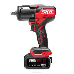 ferramentas ponto SKIL kit de chave de impacto de torque médio pwr core 20 sem escova 20v 1/2 pol. HZDH4